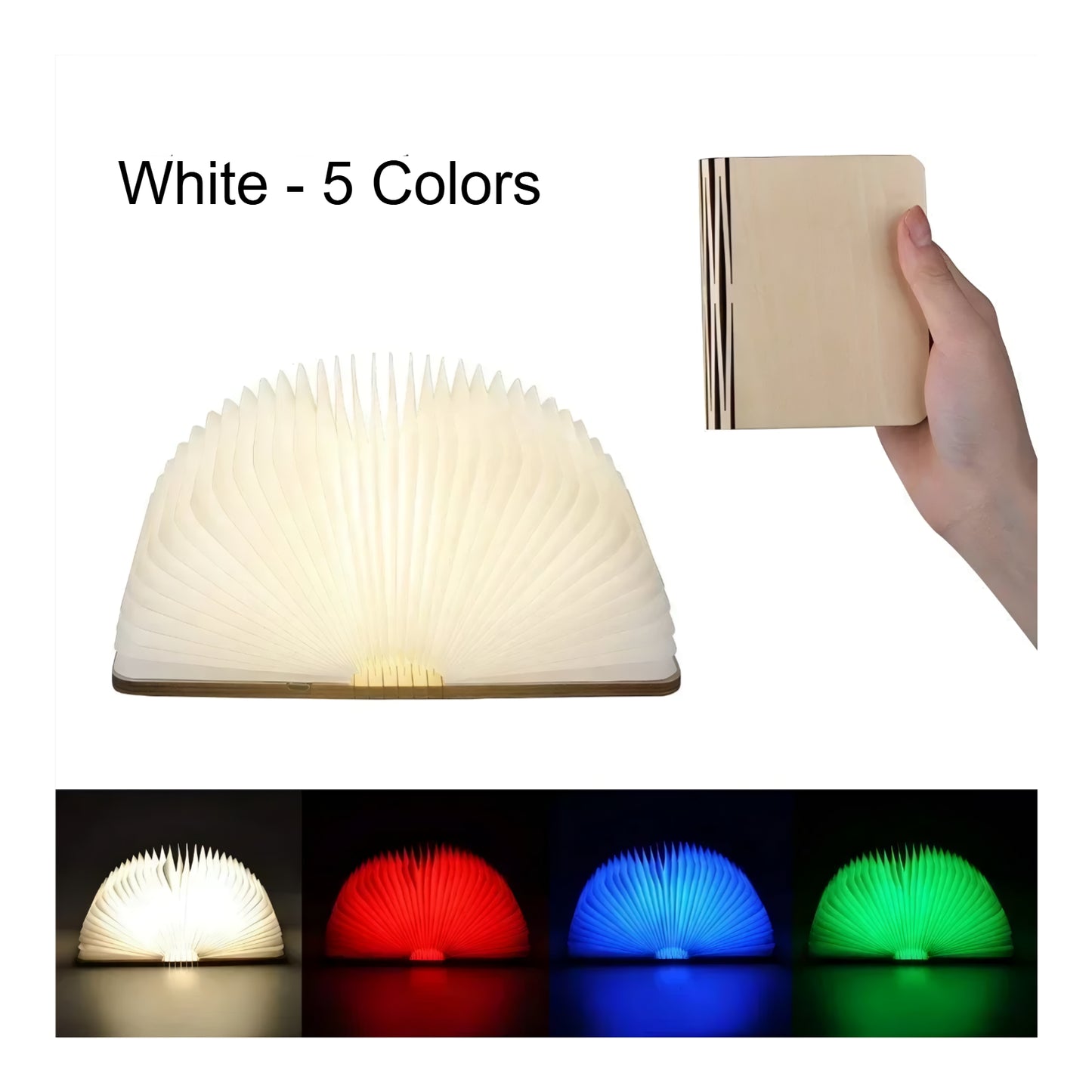 GlowFold Lampe Livre 3D