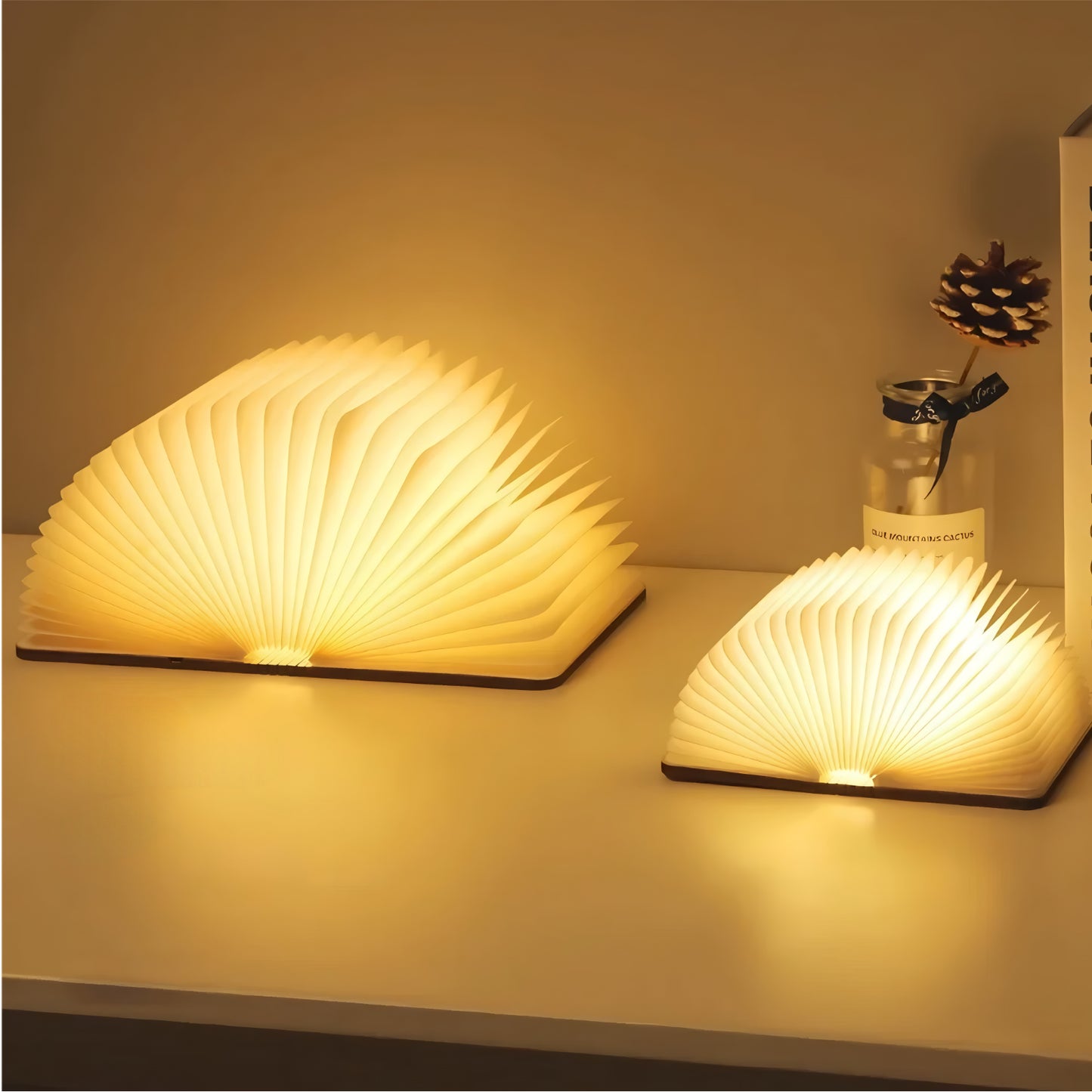 GlowFold Lampe Livre 3D