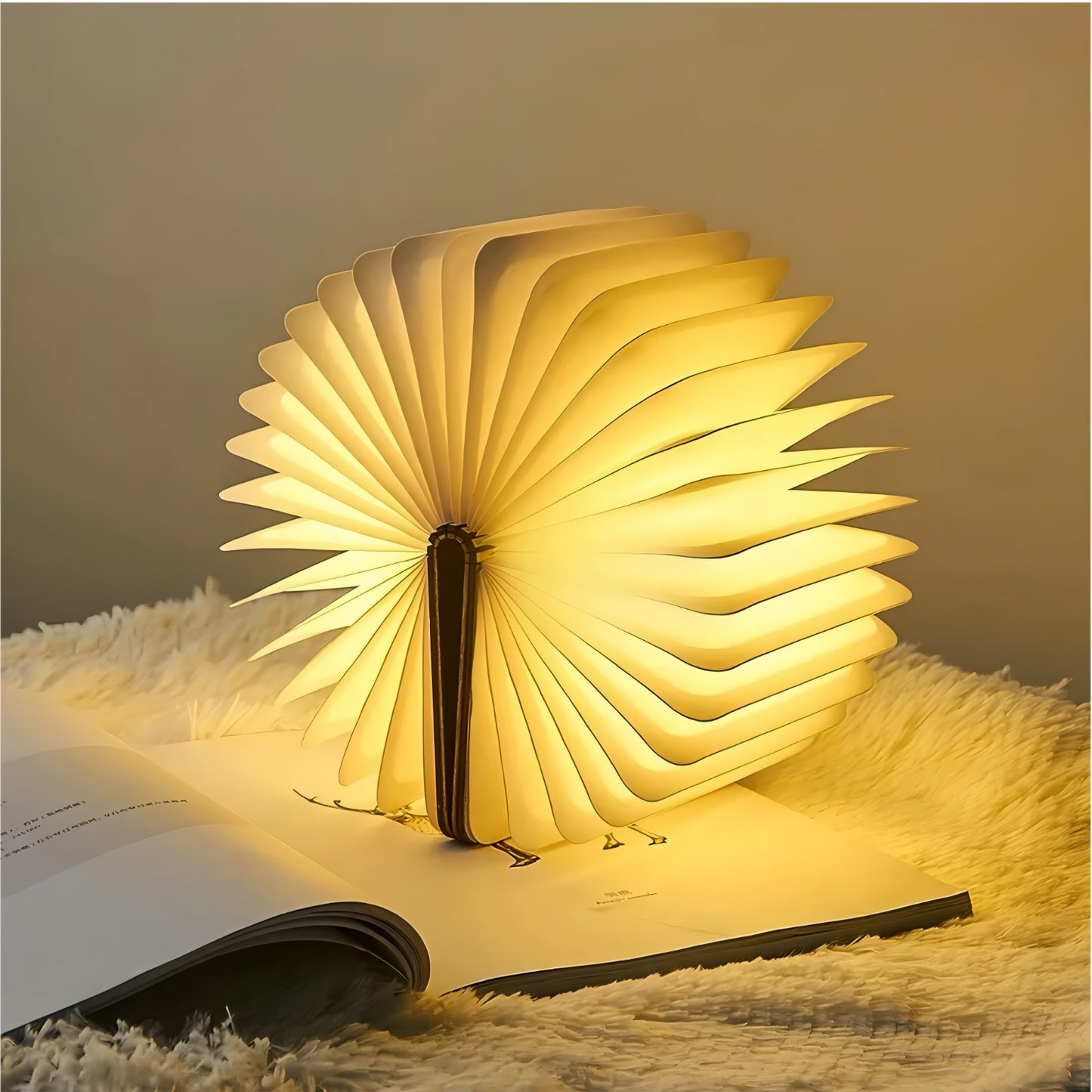 GlowFold Lampe Livre 3D